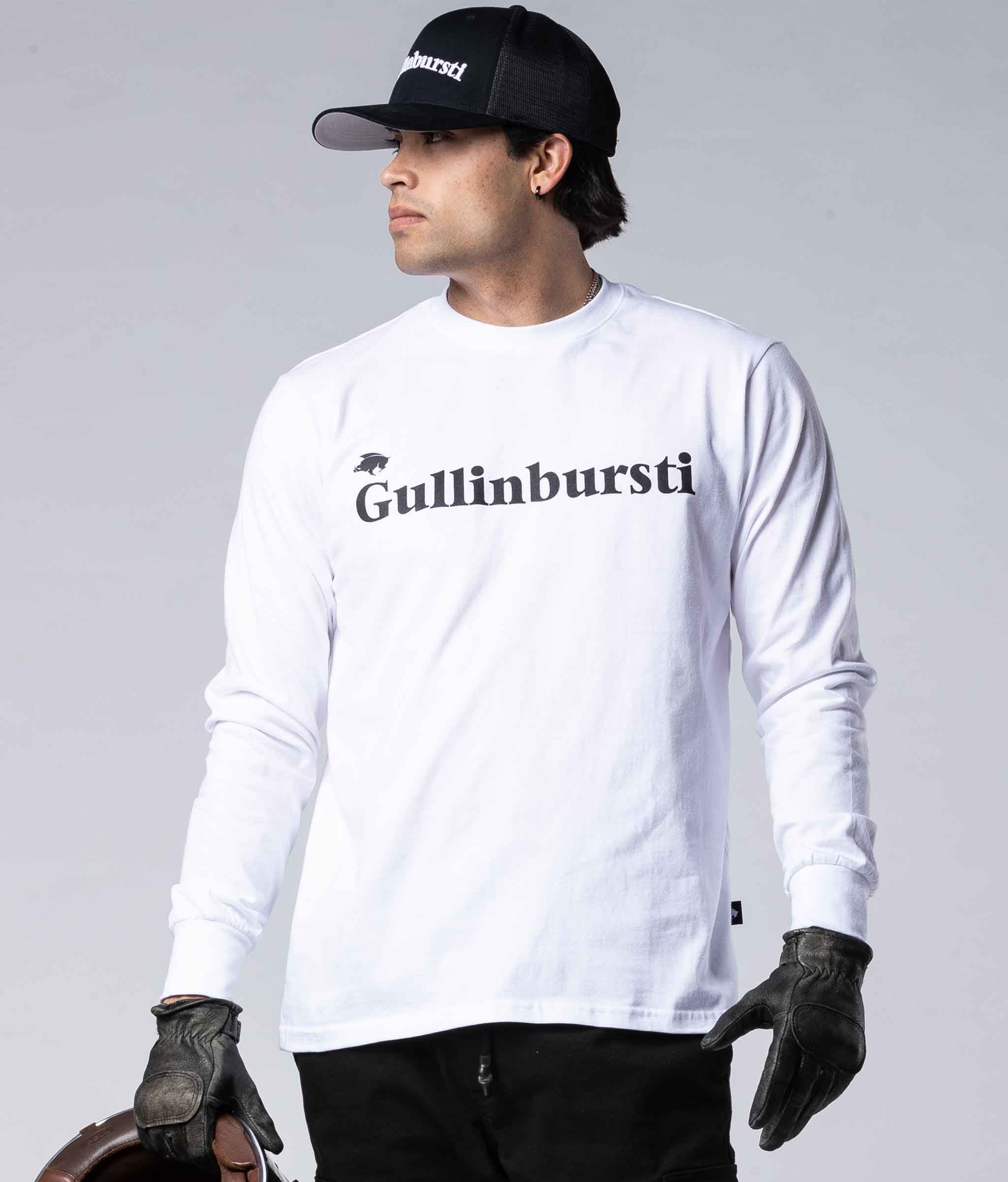 Gullinbursti Long Sleeve logo T-Shirts White