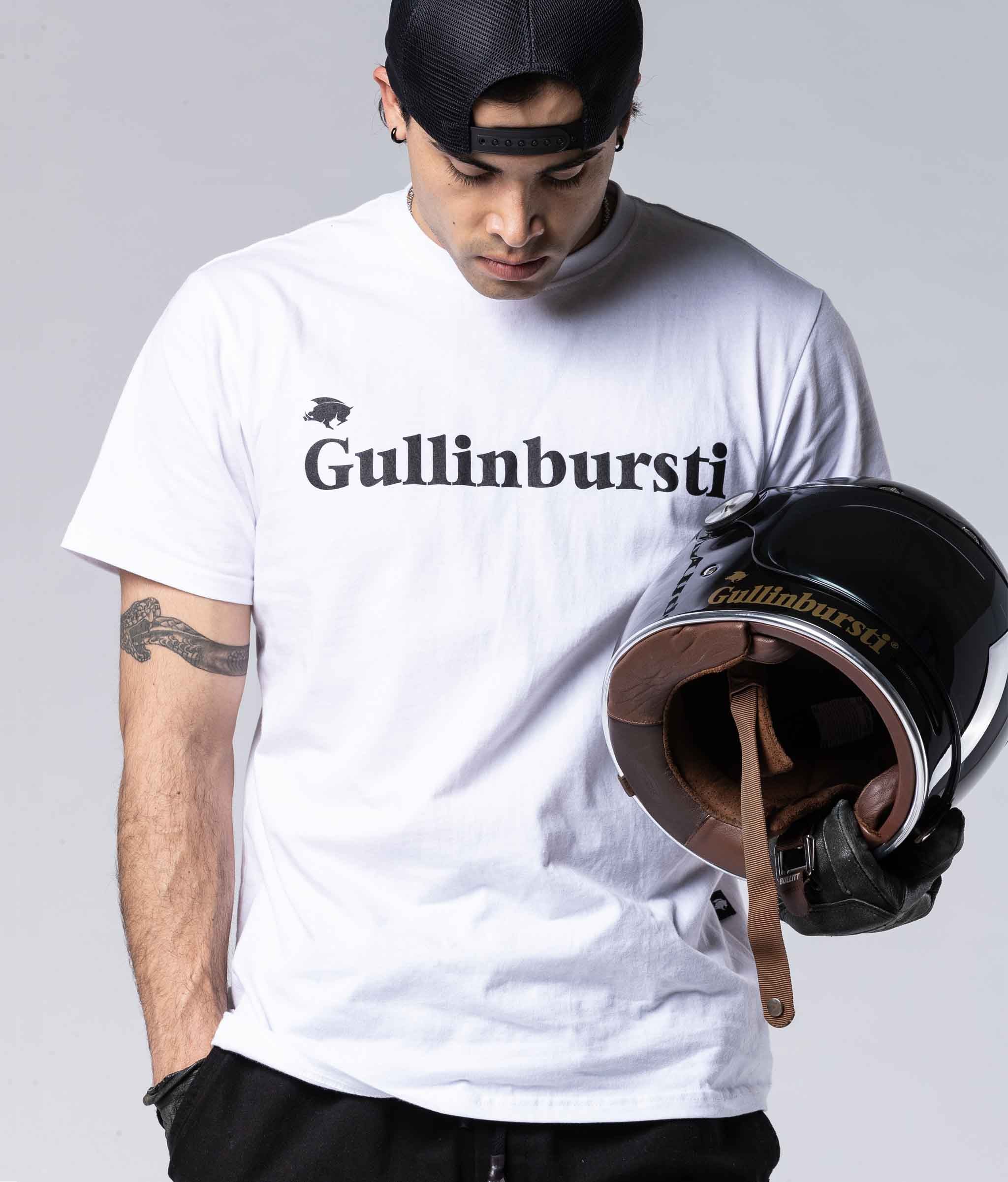 Gullinbursti® Short Sleeve Logo T-Shirt White