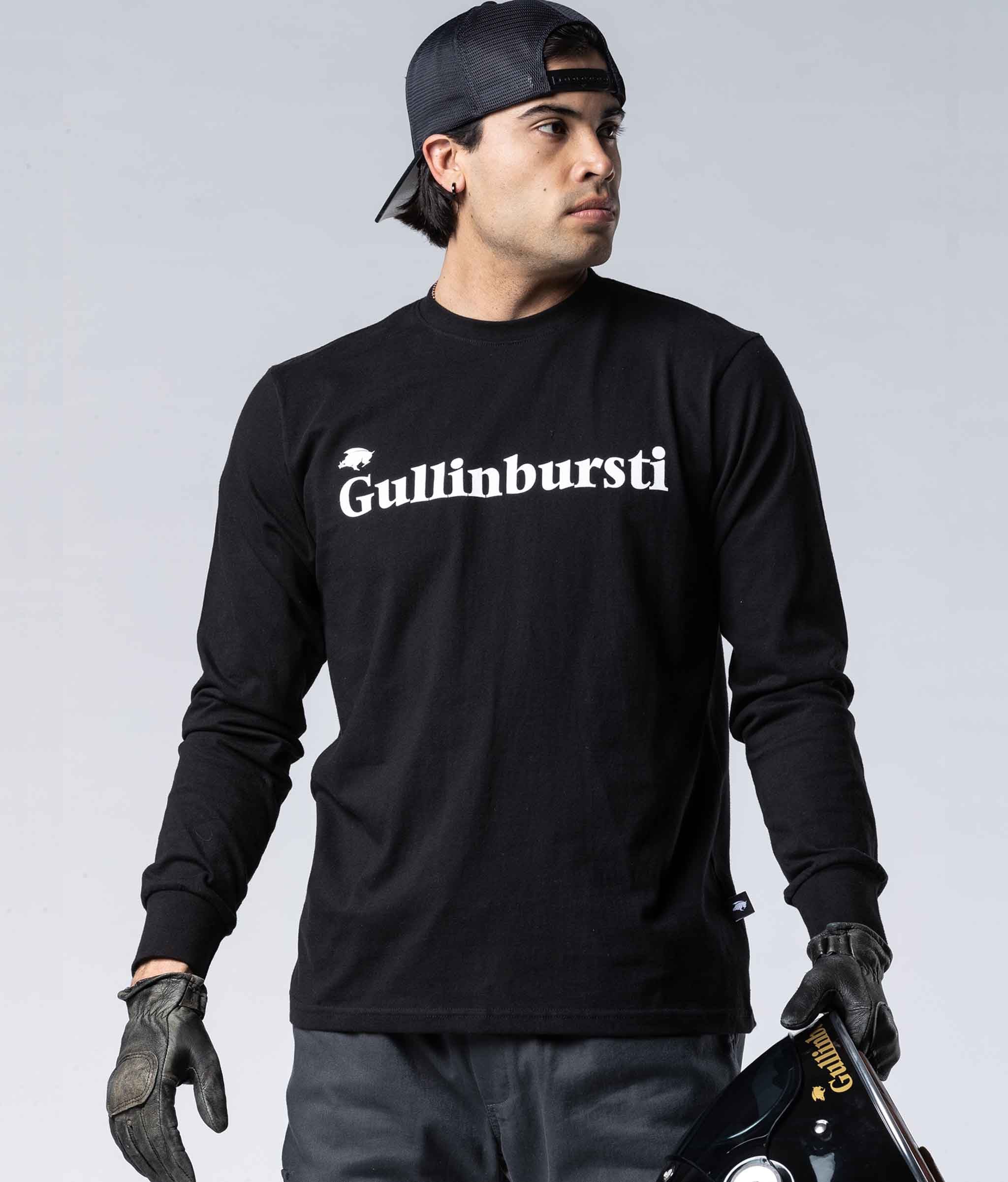 Gullinbursti Long Sleeve logo T-Shirts Black