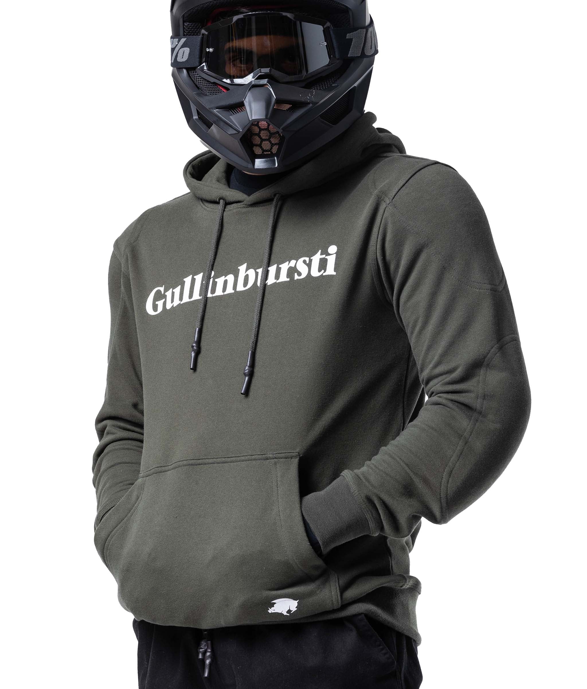 Gullinbursti® TERIX™ Pullover Military Green / White Logo