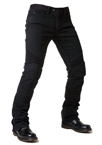 FEATHERBED 201 BLACK Men's Motorcycle Riding Jeans – uglyBROS USA