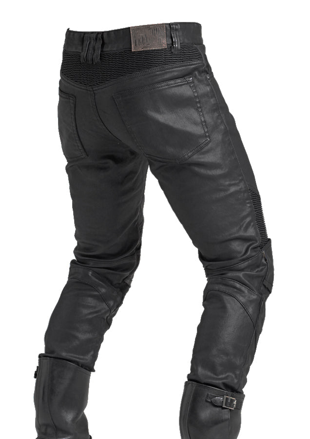 TRITON Men's Coated Black Motorcycle Riding Jeans – uglyBROS USA
