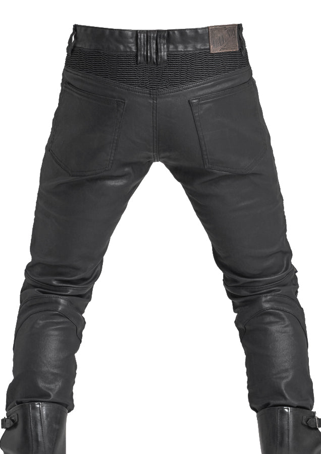 TRITON Men's Coated Black Motorcycle Riding Jeans – uglyBROS USA