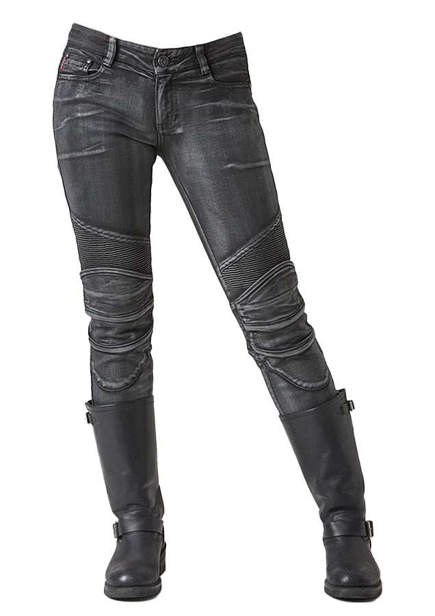 TWIGGY SILVER Women's Motorcycle Riding Jeans – uglyBROS USA