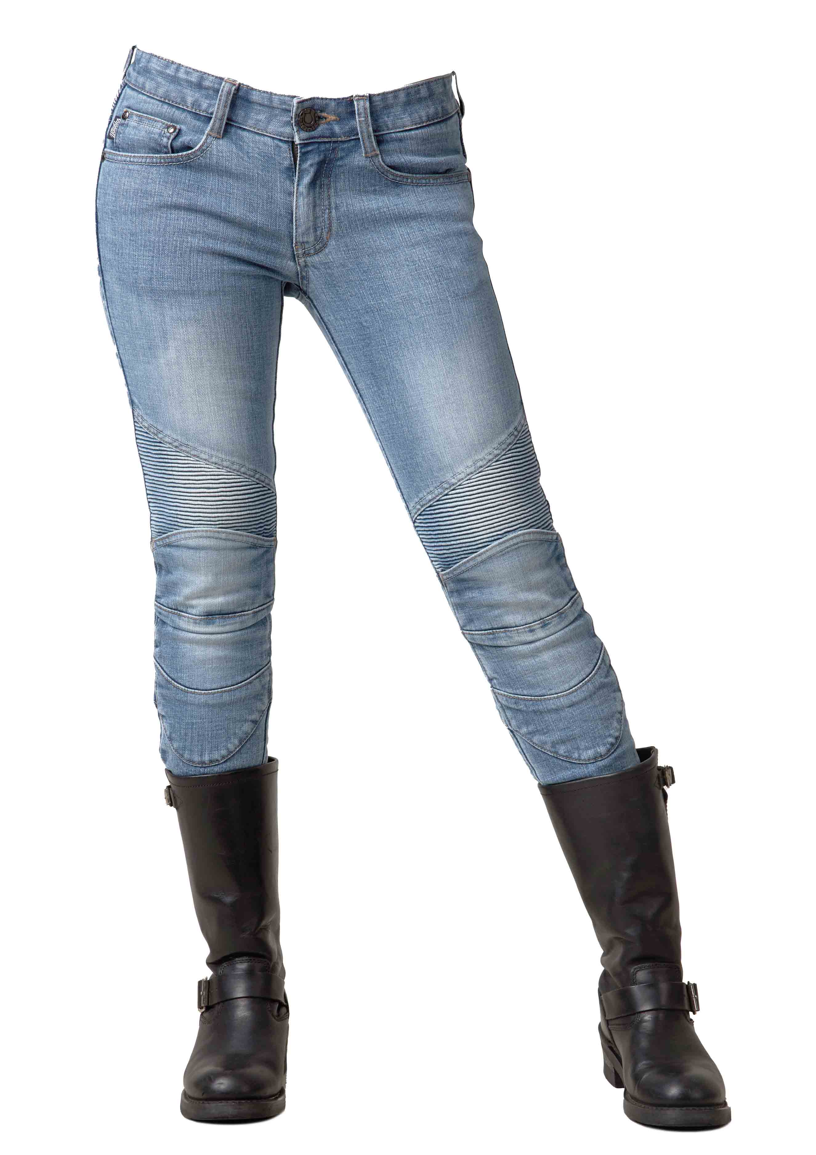 ugly BROS MOTO PANTS TWIGGY BLUE レディース TWIGGY BLUE Women's Motorcycle Riding Jeans – uglyBROS USA