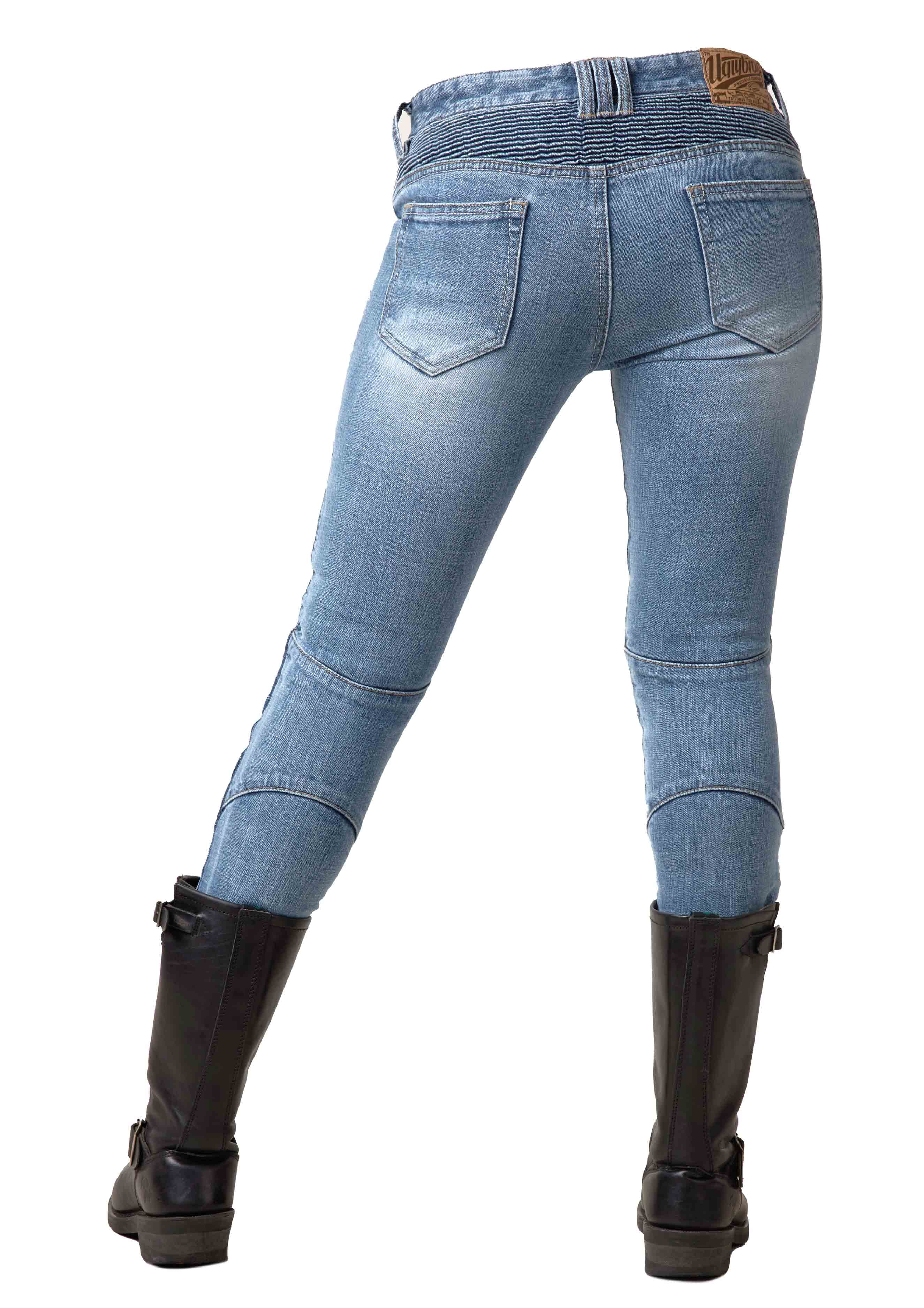 TWIGGY BLUE Women's Motorcycle Riding Jeans – uglyBROS USA
